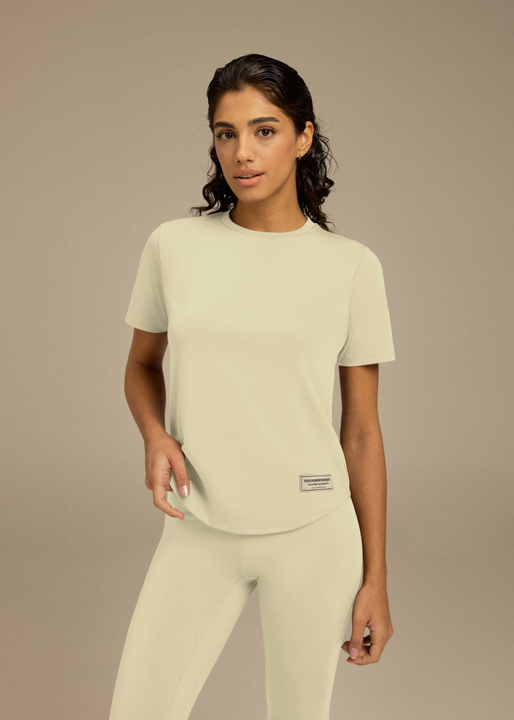 Womens Softskin Curved Hem T-Shirt