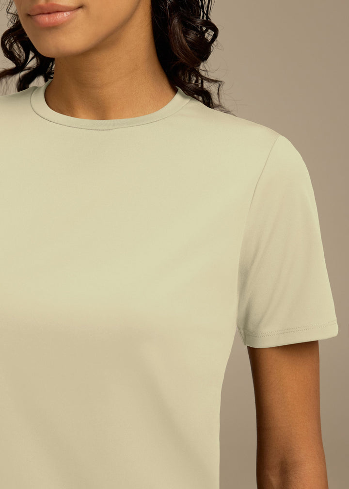 Womens Softskin Curved Hem T-Shirt