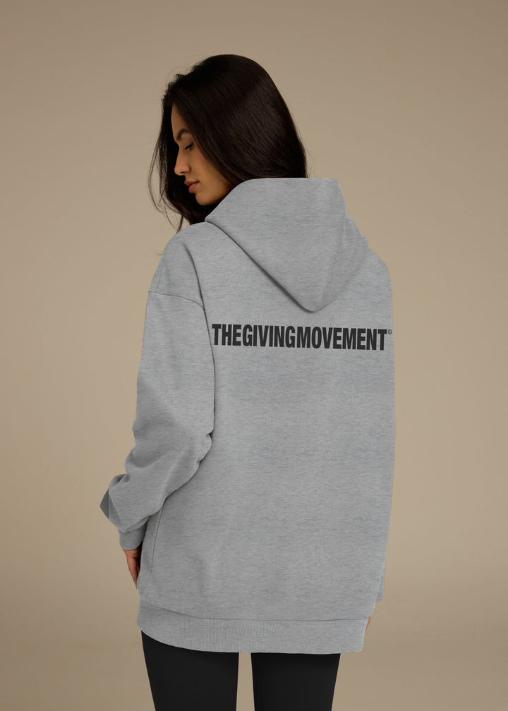 Cotton Oversized Zip Hoodie