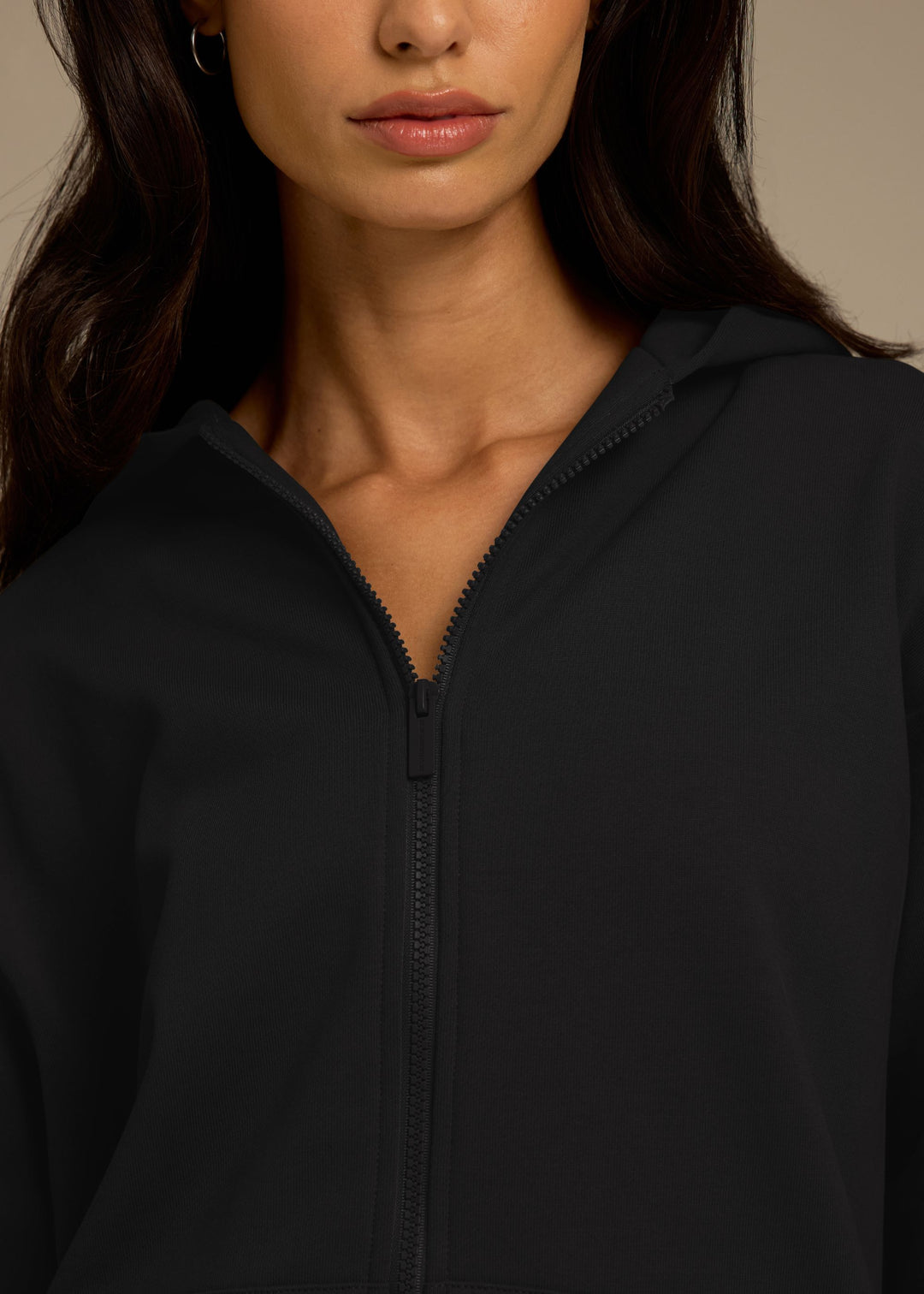 Cotton Oversized Zip Hoodie