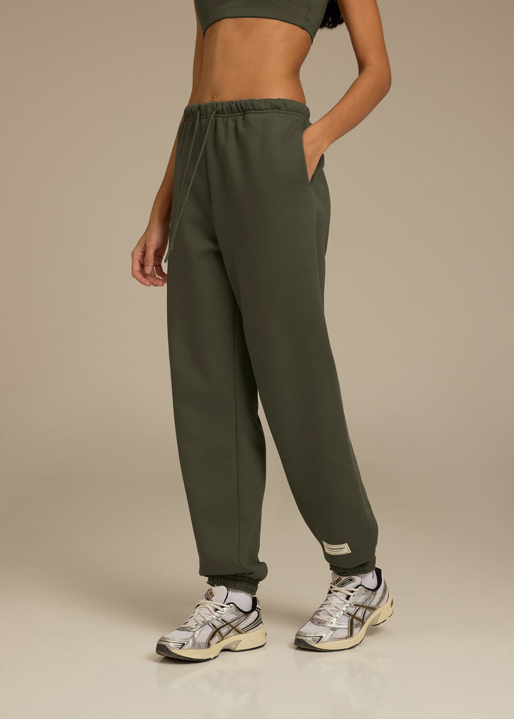 Cotton Relaxed Fit 29.5 Inch Jogger