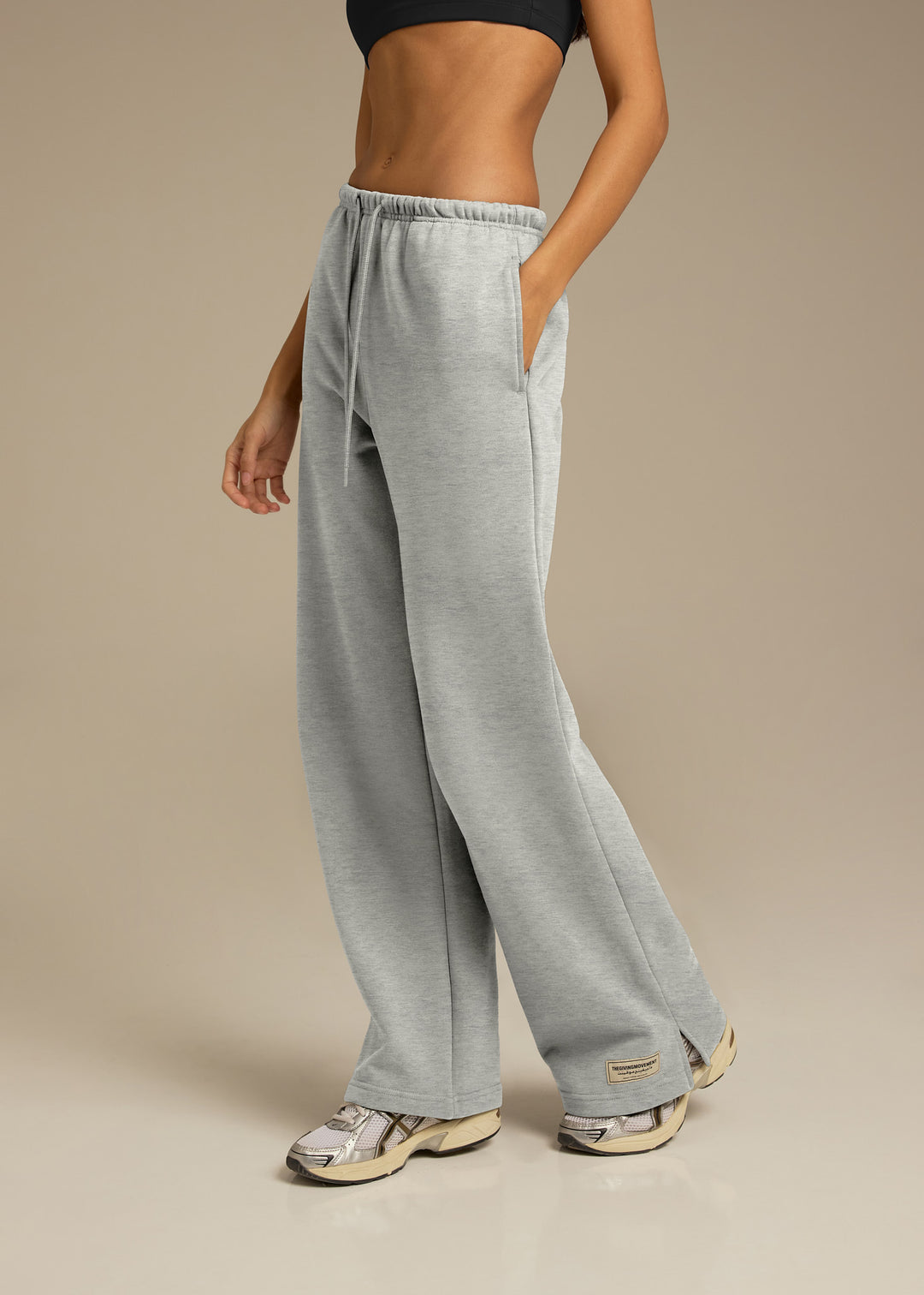 Cotton Wide Leg 29.5 Inch Jogger