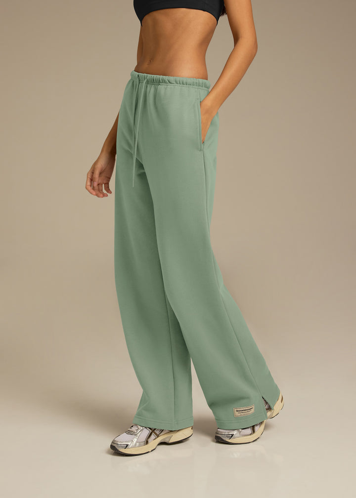 Cotton Wide Leg 29.5 Inch Jogger