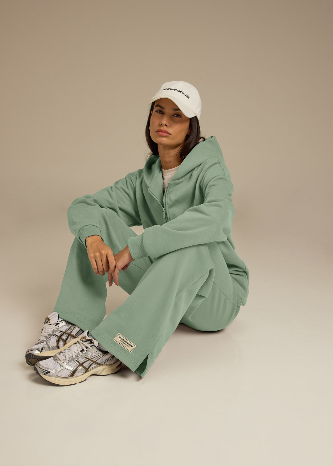 Cotton Wide Leg 29.5 Inch Jogger