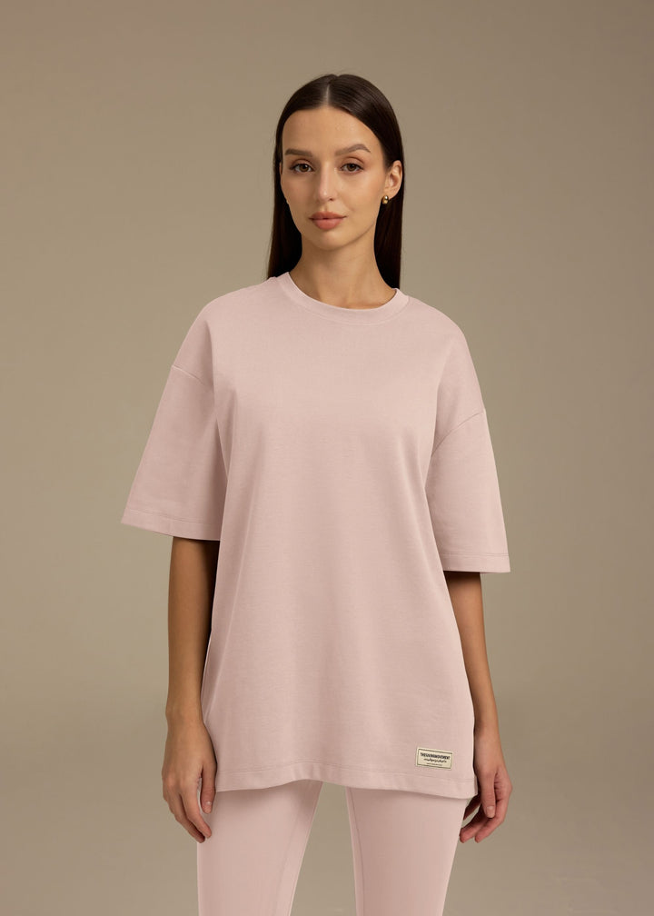 Unisex Cotton Luxe Oversized T Shirt - Misty Green