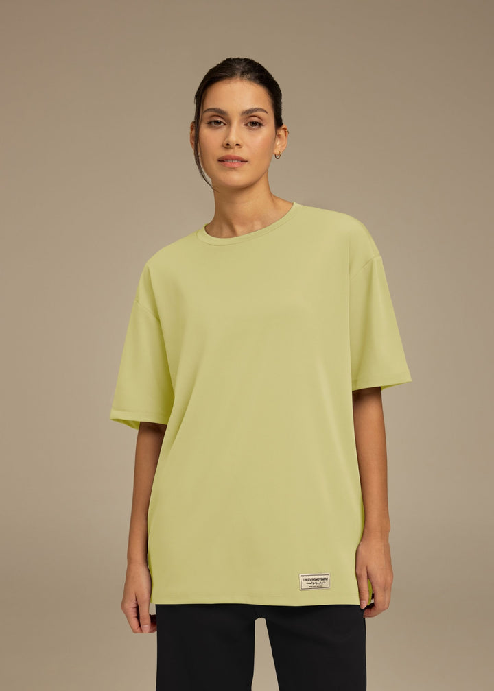 Recycled Oversized T Shirt - Pebble Grey