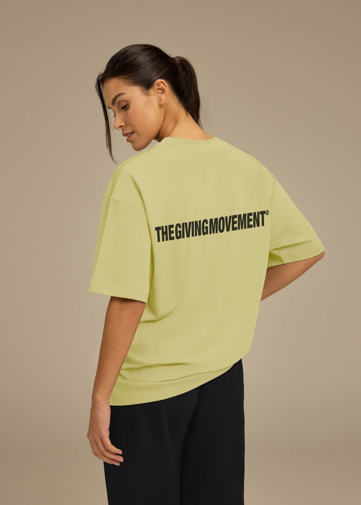 Recycled Oversized T Shirt - Pebble Grey