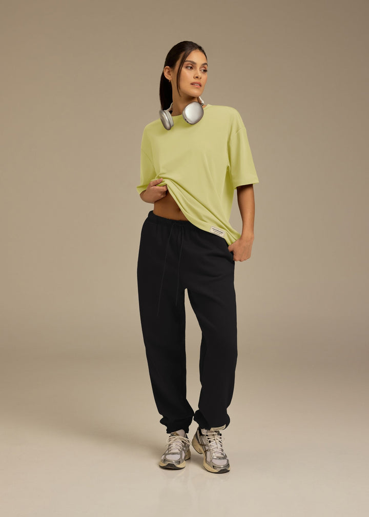 Recycled Oversized T Shirt - Pebble Grey