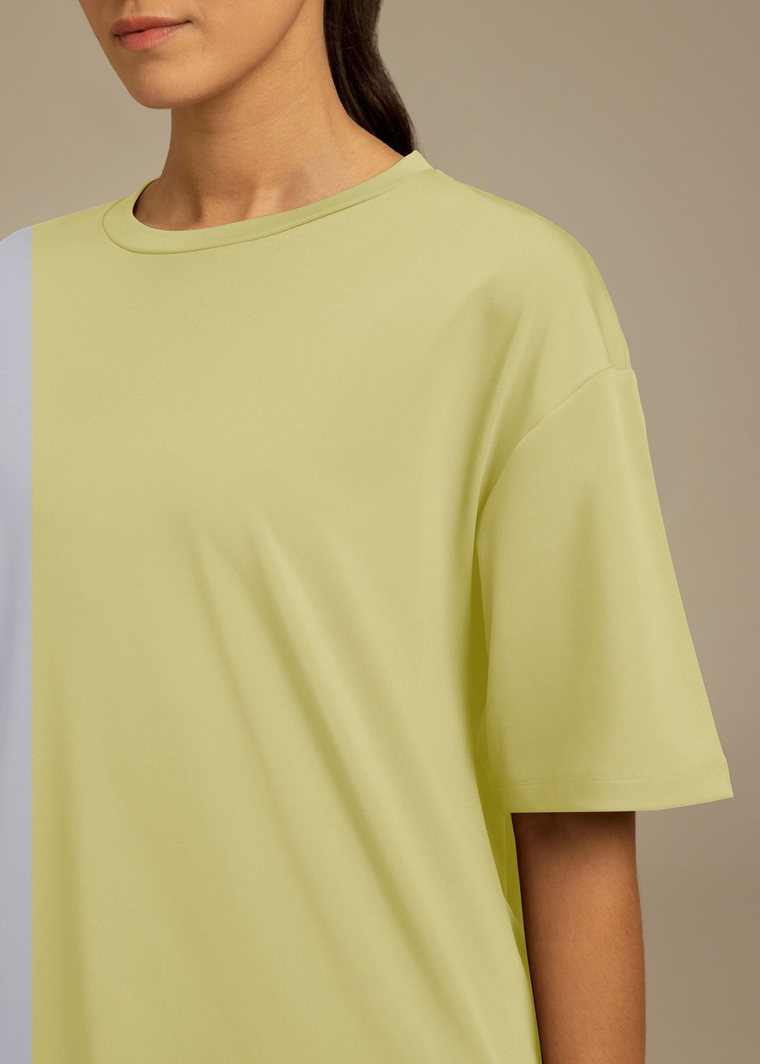 Recycled Oversized T Shirt - Pebble Grey
