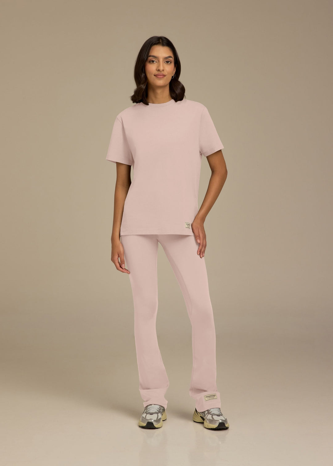 Womens Light Cotton Luxe Womens Relaxed Fit T-Shirt - Aqua Blue
