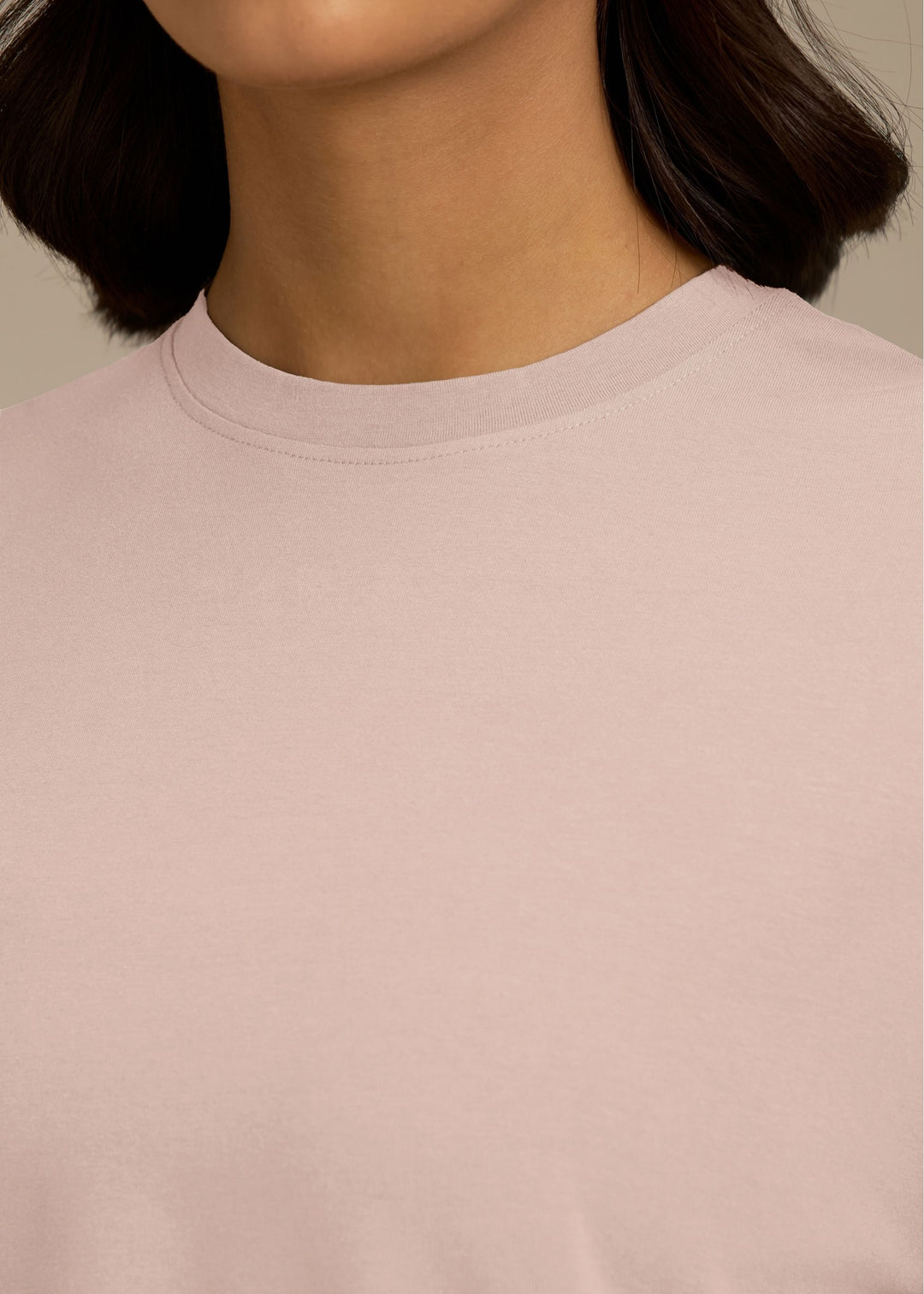 Womens Light Cotton Luxe Womens Relaxed Fit T-Shirt - Aqua Blue