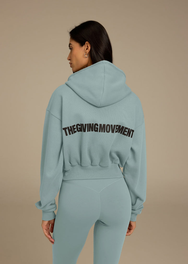 Batwing Zip Sleeve Hoodie
