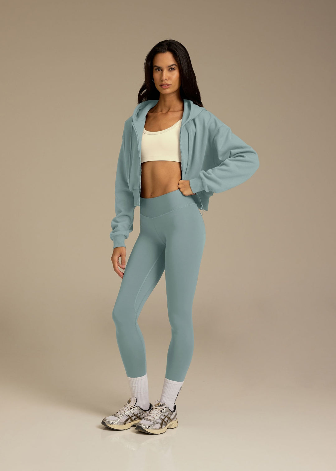 Batwing Zip Sleeve Hoodie