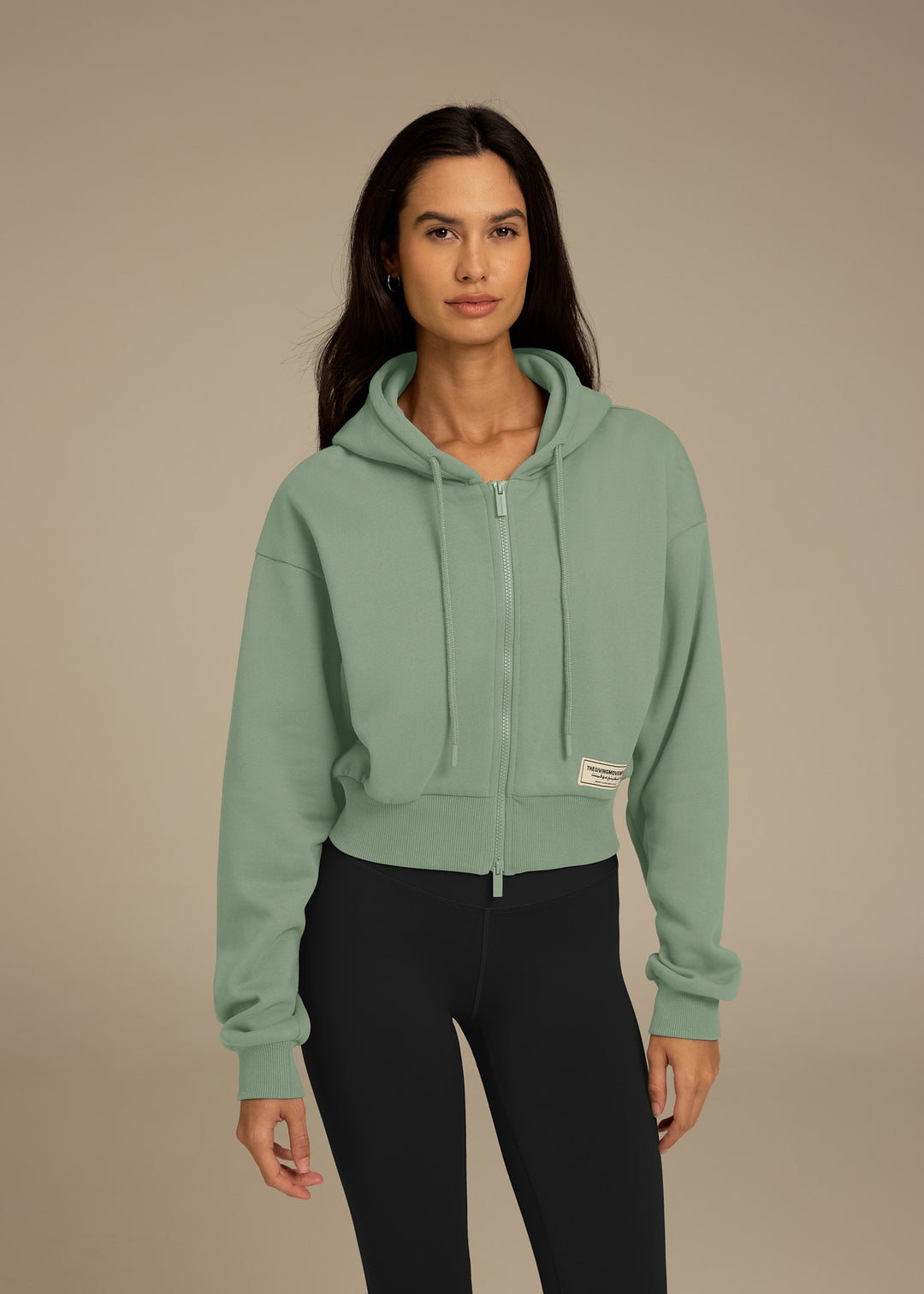 Batwing Zip Sleeve Hoodie