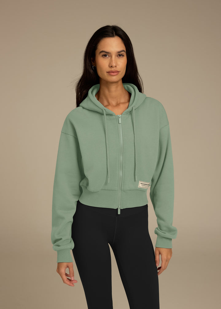 Batwing Zip Sleeve Hoodie
