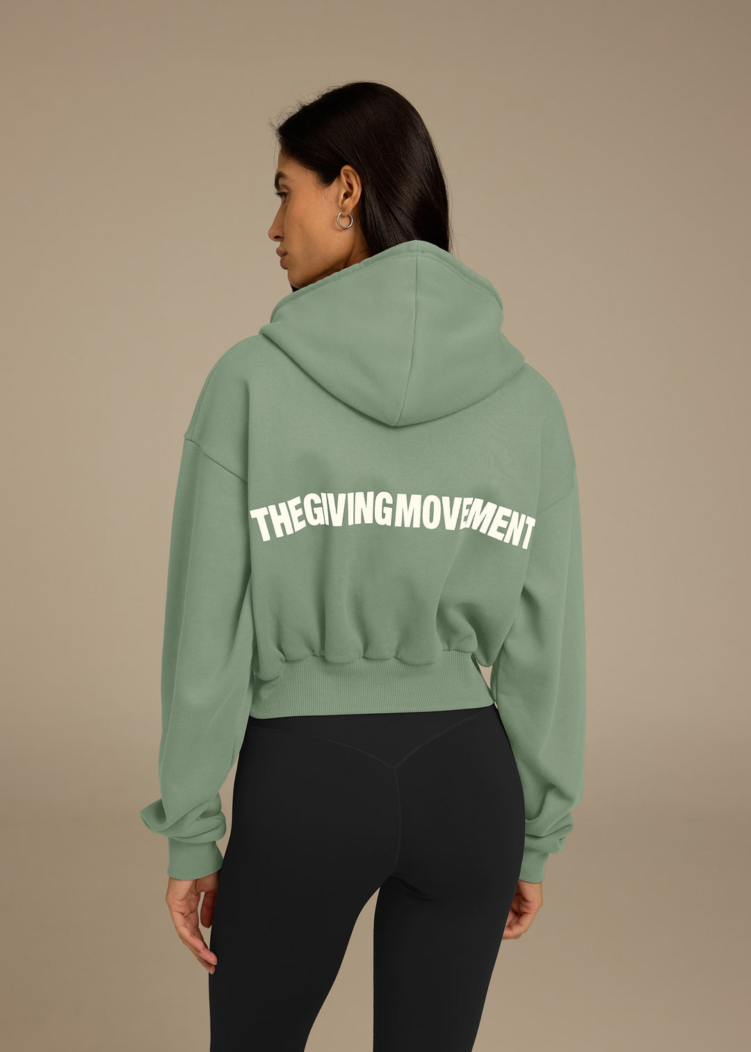 Batwing Zip Sleeve Hoodie
